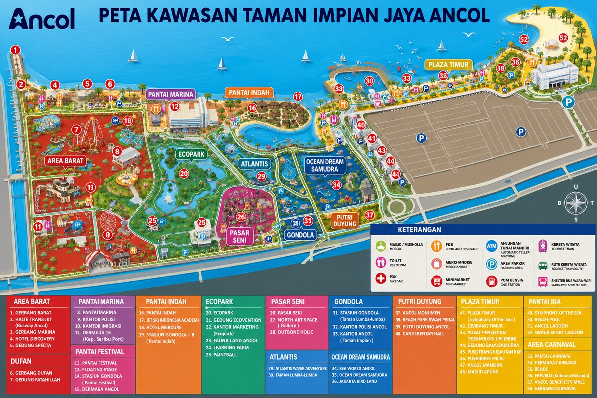 Peta kawasan Ancol